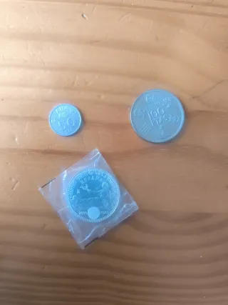 Monedas España 50 , 100 y 2000 Pesetas