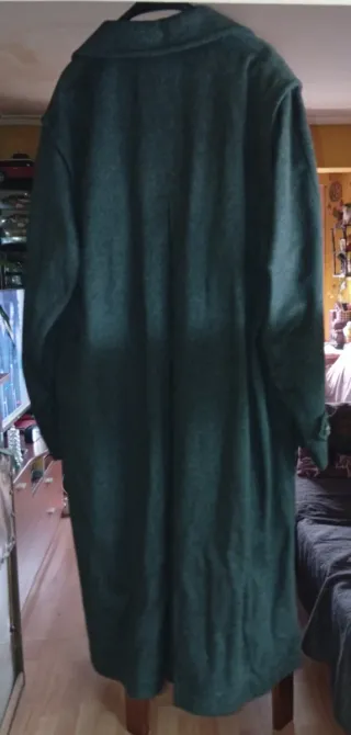 Abrigo largo vintage negro