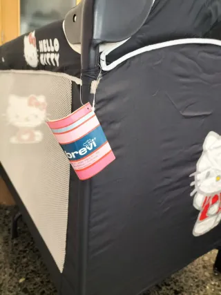 Cuna de viaje Brevi Hello Kitty
