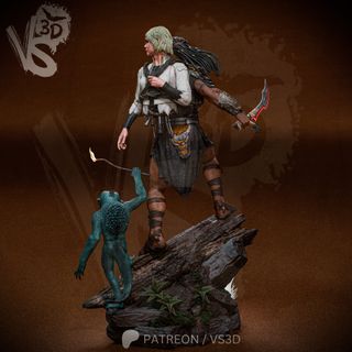 Diorama Predator Badlands - Resina
