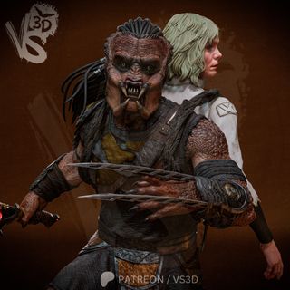 Diorama Predator Badlands - Resina