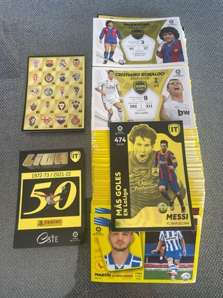 200 cromos LaLiga Este 21-22 sin repetir