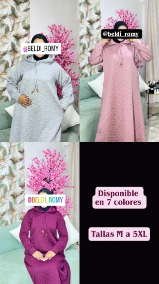 Vestido largo tipo chándal