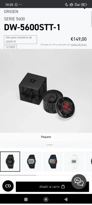 Casio G-Shock STRANGER THINGS Edición Limitada