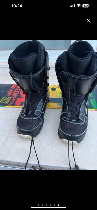 Botas de Snowboard Negras