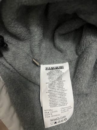 Abrigo Mango Negro Forro Beige Talla XL