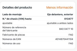 Barra de dirección Mercedes