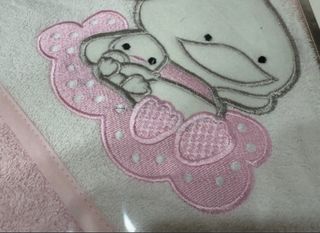 Accappatoio neonato spugna 70x70