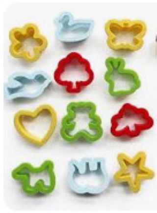 Moldes plastelina figuras variadas