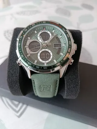 Reloj Naviforce Hombre Analógico Digital Verde