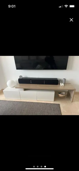 Mueble TV Salón Madera.