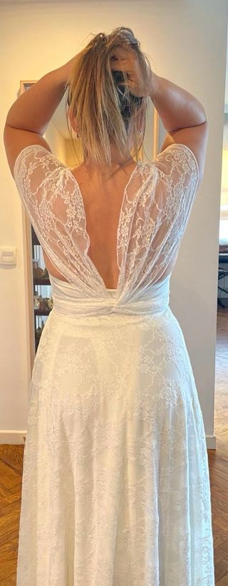 Vestido Novia Mimetik Barcelona Bohemio