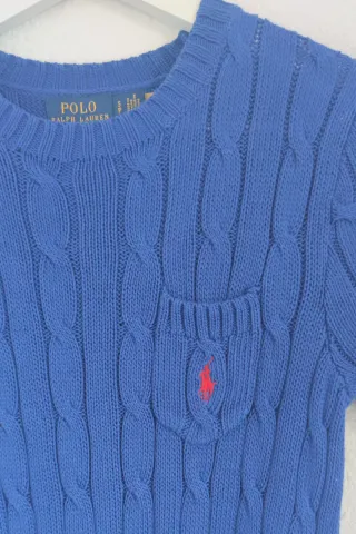 Camiseta Polo Ralph Lauren Punto Azul Talla S