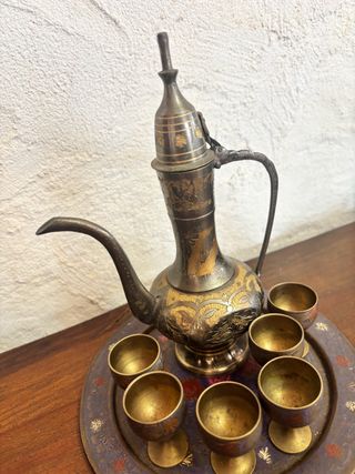 Lote Tetera Marroquí con Vasos