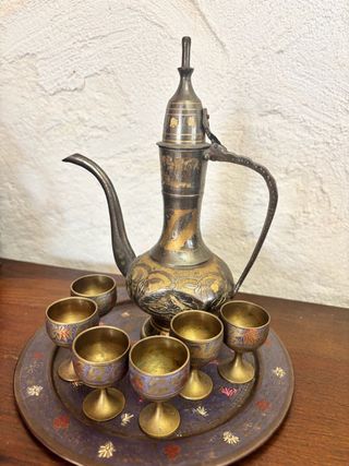 Lote Tetera Marroquí con Vasos