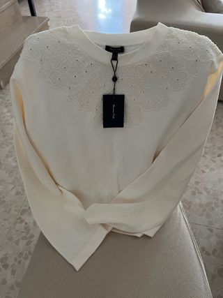 Camiseta Massimo Dutti bordada M