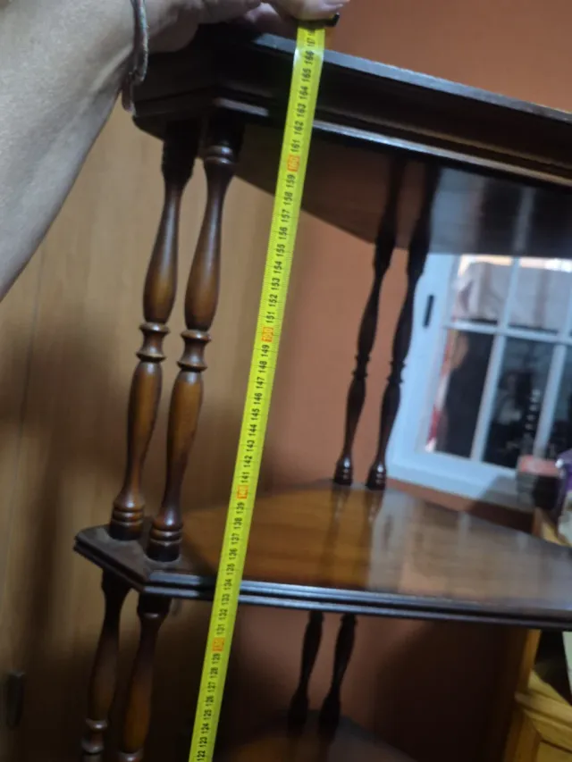 Estantería de esquina de madera, REBAJADA