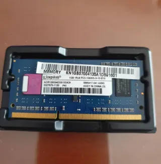 Memoria RAM DDR3 Portátil 1GB Kingston