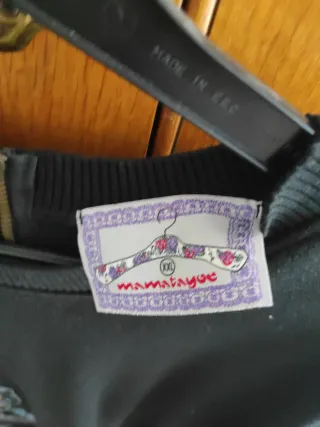 Vestido Mamatayoe negro con flor