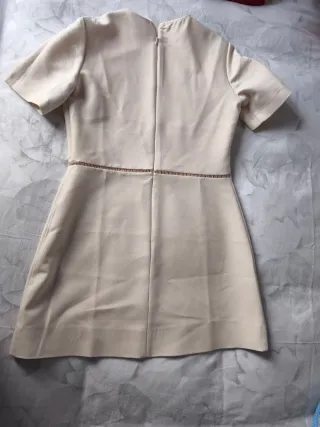 Vestido Mango Beige Talla XS