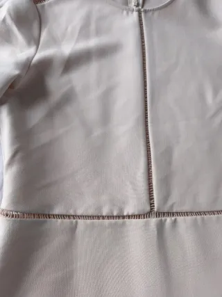 Vestido Mango Beige Talla XS