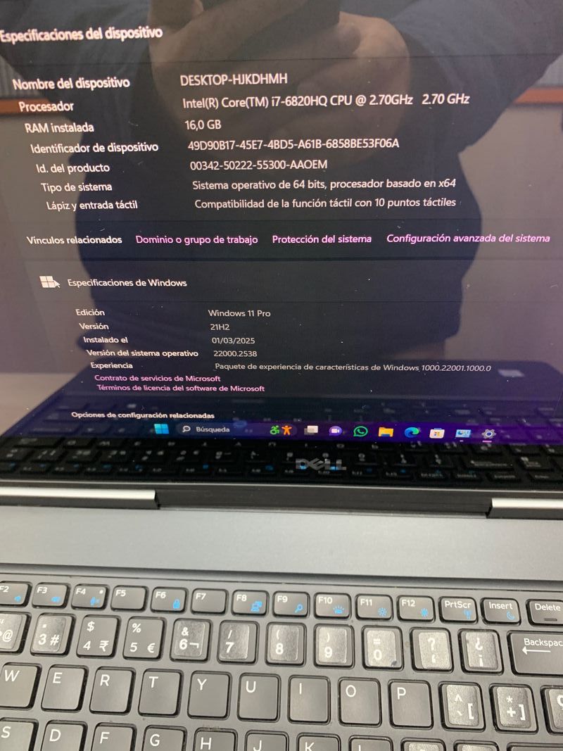 Dell Precision 7520 afbeelding 2