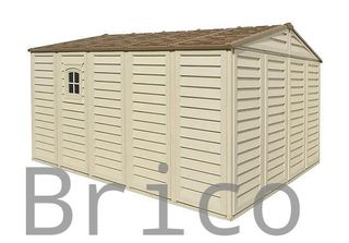 Caseta PVC Woodbridge Plus 405x324x233 cm - Duramax