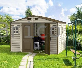 Caseta PVC Woodside 239x324x233 cm - Duramax