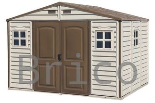 Caseta PVC Woodside 239x324x233 cm - Duramax