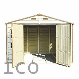 Caseta PVC Woodside 239x324x233 cm - Duramax