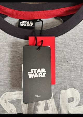 Camiseta Star Wars Darth Vader Manga Larga