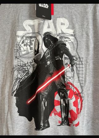 Camiseta Star Wars Darth Vader Manga Larga
