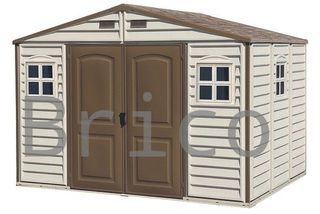 Caseta PVC Woodside 239x324x233 cm - Duramax