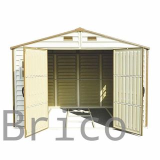 Caseta PVC Woodside 239x324x233 cm - Duramax