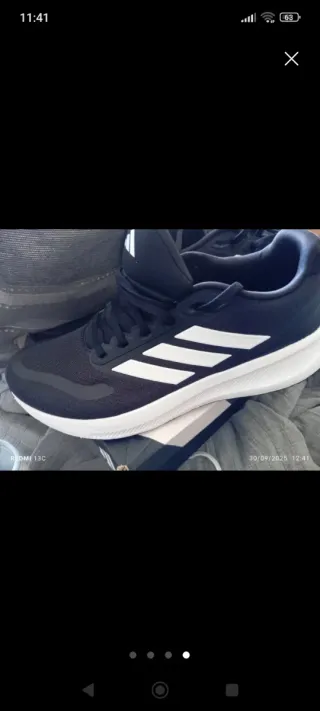 Zapatillas Adidas Running Negras Blancas