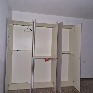 Armadio 6 ante battenti con specchio centrale