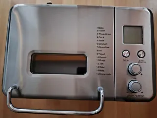 Panificadora con 15 programas