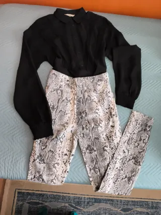 Conjunto mujer: pantalón y camisa