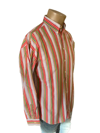 Camisa Ralph Lauren Rayas Talla XL