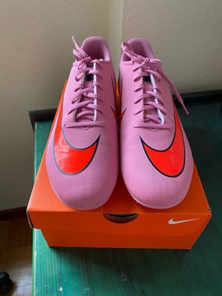 Zapatillas Nike Mercurial Talla X Rosa Naranja
