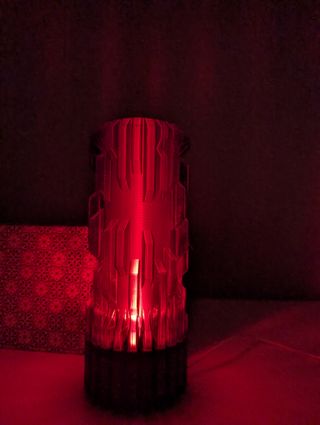 Lampada LED design futurista USB multicolore