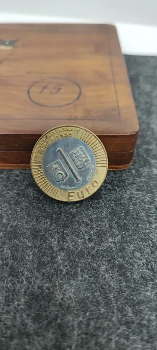 Coppia Monete prova dell'euro