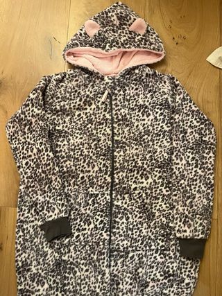 Pijama entero leopardo con orejas