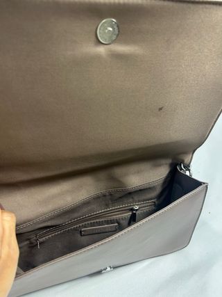 Bolso Reserved Beige/Gris Trenzado