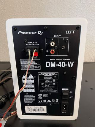 Altavoces Pioneer DJ DM-40D-W Blancos