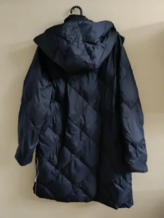 Abrigo plumífero mujer con capucha