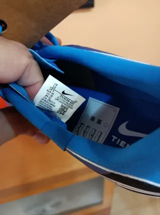 Botas de fútbol Nike azules