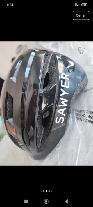 Casco Sawyer Talla S Niños Negro