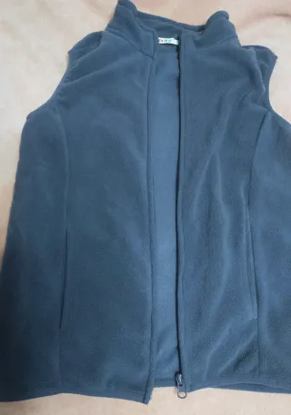 Chaleco polar con cremallera