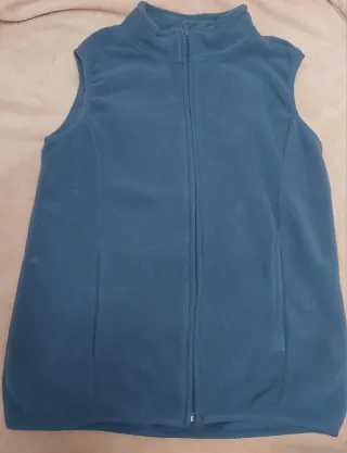 Chaleco polar con cremallera